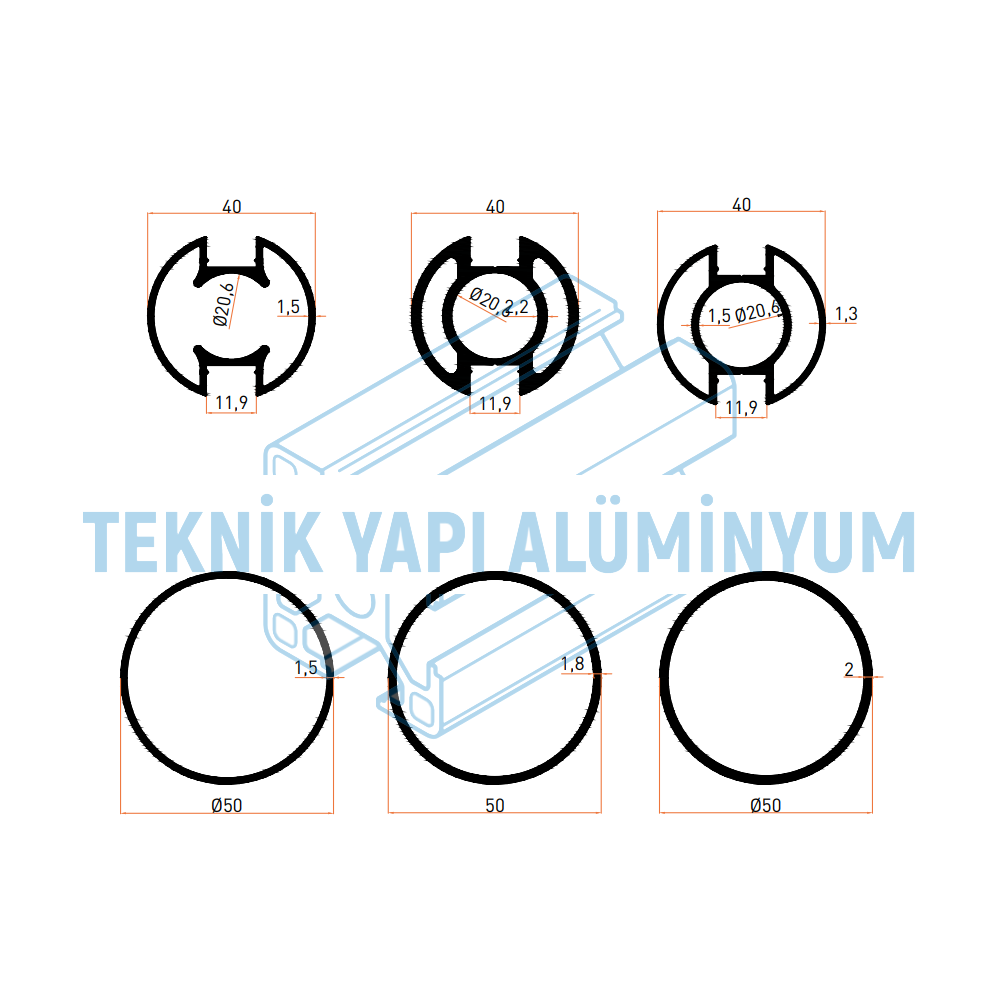 Küpeşte profilleri